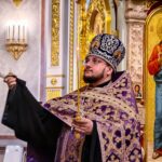 Богослужение в канун Недели 1-й Великого поста, Торжества Православия в кафедральном Александро-Невском соборе.