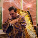 Литургия в Неделю Торжества Православия в кафедральном соборе святого благоверного князя Александра Невского.