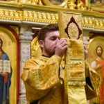 Всенощное бдение в канун Недели 25-й по Пятидесятнице в кафедральном Александро-Невском соборе.