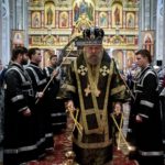 В пятницу первой седмицы Великого поста Митрополит Симферопольский и Крымский Лазарь совершил Литургию Преждеосвящённых Даров в кафедральном Александро-Невском соборе г. Симферополя.