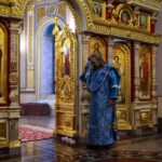 Праздничные богослужения в день празднования Введения во храм Пресвятой Богородицы, в кафедральном соборе святого благоверного князя Александра Невского