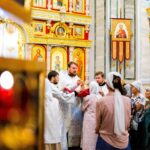 Литургия в кафедральном Александро-Невском соборе в день празднования Вознесения Господня
