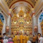 Воскресные богослужения в Александро-Невском кафедральном соборе в Неделю 4-ю по Пятидесятнице