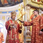 В праздник Всемирного Воздвижения Честного и Животворящего Креста Господня, Глава Крымской Митрополии, Высокопреосвященнейший Митрополит Симферопольский и Крымский Лазарь, возглавил Божественную литургию в кафедральном Свято-Александро-Невском соборе г. С