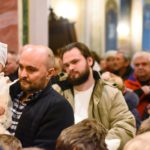 Литургия в Неделю 29-ю по Пятидесятнице, святых праотец в кафедральном Александро-Невского собора.