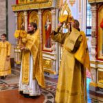 Литургия  в Неделю 15-ю по Пятидесятнице в кафедральном Александро-Невском соборе