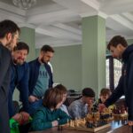 Шахматный турнир с чемпионом мира по быстрым шахматам, заслуженным мастером спорта России с воспитанниками Шахматного клуба воскресной школы Просветительского центра святителя Гурия Таврического