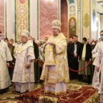 В КАНУН ПРАЗДНИКА РОЖДЕСТВА ХРИСТОВА МИТРОПОЛИТ ЛАЗАРЬ ВОЗГЛАВИЛ ВСЕНОЩНОЕ БДЕНИЕ В СВЯТО-АЛЕКСАНДРО-НЕВСКОМ КАФЕДРАЛЬНОМ СОБОРЕ Г. СИМФЕРОПОЛЯ.