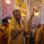 Митрополит Симферопольский и Крымский Тихон возглавил Божественную литургию престольного праздника в Александро-Невском кафедральном соборе г. Симферополя
