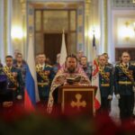 В Александро-Невском кафедральном соборе г. Симферополя прошёл молебен в преддверии десятилетия образования войск национальной гвардии Российской Федерации