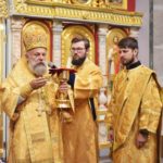 Епископ Ялтинский Нестор совершил Божественную литургию в кафедральном Александро-Невском соборе г. Симферополя в Неделю 18-ю по Пятидесятнице.