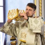 Литургия в Неделю 7-ю по Пасхе, святых отцов I Вселенского Собора (325) в кафедральном соборе святого благоверного князя Александра Невского г. Симферополя.