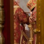 В канун праздника Воздвижения Честного и Животворящего Креста Господня епископ Ялтинский Нестор совершил всенощное бдение в кафедральном Александро-Невском соборе г. Симферополя.
