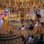 Богослужение  в праздник Сретения Владимирской иконы Божией Матери в кафедральном Александро-Невском соборе