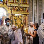 В ПРАЗДНИК ПРЕОБРАЖЕНИЯ ГОСПОДНЯ МИТРОПОЛИТ СИМФЕРОПОЛЬСКИЙ И КРЫМСКИЙ ЛАЗАРЬ ВОЗГЛАВИЛ ПРАЗДНИЧНУЮ БОЖЕСТВЕННУЮ ЛИТУРГИЮ В АЛЕКСАНДРО-НЕВСКОМ КАФЕДРАЛЬНОМ СОБОРЕ Г. СИМФЕРОПОЛЯ