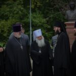 Митрополит Викентий совершил молебен перед бюстом святого праведного воина Феодора Ушакова в г. Симферополе