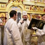 НОЧНОЕ РОЖДЕСТВЕНСКОЕ БОГОСЛУЖЕНИЕ ВОЗГЛАВИЛ ЕПИСКОП БАХЧИСАРАЙСКИЙ КАЛЛИНИК В КАФЕДРАЛЬНОМ СОБОРЕ СВЯТОГО БЛАГОВЕРНОГО КНЯЗЯ АЛЕКСАНДРА НЕВСКОГО Г. СИМФЕРОПОЛЯ.