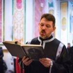 Первая в этом году Литургия Преждеосвященных Даров в Свято-Александро-Невском кафедральном соборе.