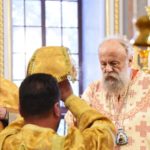 Архиерейское богослужение в Неделю 9-ю по Пятидесятнице в кафедральном Александро-Невском соборе г. Симферополя.