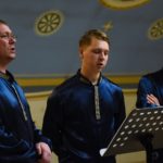 Всенощное бдение в кафедральном Свято-Александро-Невском соборе в канун престольного торжества.