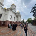 Паломническая группа из Черноморского района побывала в Александро‑Невском кафедральном соборе г. Симферополя.