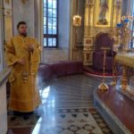 Литургия  в Неделю мясопустную, о Страшном Суде в кафедральном Александро-Невском соборе.