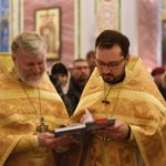 Божественная литургия в Неделю 26-ю по Пятидесятнице в кафедральном Свято-Александро-Невском соборе.