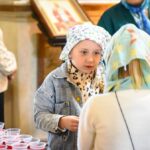 Божественная литургия  в Великий Четверток, день Воспоминания Тайной Вечери в кафедральном Александро-Невском собре.