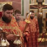 В канун праздника Воздвижения Честного и Животворящего Креста Господня епископ Ялтинский Нестор совершил всенощное бдение в кафедральном Александро-Невском соборе г. Симферополя.
