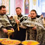 Божественная литургия Преждеосвященных Даров в Свято-Александро-Невском кафедральном соборе.