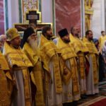 Митрополит Симферопольский и Крымский Тихон возглавил Божественную литургию престольного праздника в Александро-Невском кафедральном соборе г. Симферополя