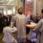 НОЧНОЕ РОЖДЕСТВЕНСКОЕ БОГОСЛУЖЕНИЕ ВОЗГЛАВИЛ ЕПИСКОП БАХЧИСАРАЙСКИЙ КАЛЛИНИК В КАФЕДРАЛЬНОМ СОБОРЕ СВЯТОГО БЛАГОВЕРНОГО КНЯЗЯ АЛЕКСАНДРА НЕВСКОГО Г. СИМФЕРОПОЛЯ.