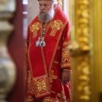 Митрополит Симферопольский и Крымский Лазарь возглавил Литургию в кафедральном Александро-Невском соборе  в праздник Происхождения Честных Древ Животворящего Креста Господня.