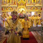 Митрополит Симферопольский и Крымский Тихон возглавил Божественную литургию престольного праздника в Александро-Невском кафедральном соборе г. Симферополя