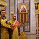 Богослужение в канун Недели 23-й по Пятидесятнице в кафедральном Александро-Невском соборе