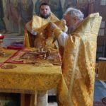 В день празднования святого апостола и евангелиста Матфея (Левия), брата апостола Иакова Алфеева епископ Ялтинский Нестор совершил Литургию в  нижнем храме (во имя святителя Гурия, Архиепископа Таврического) .