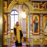 Богослужение в  кафедральном Свято-Александро-Невском соборе в канун Недели 15-й по Пятидесятниц