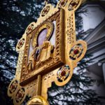 Литургия в кафедральном Свято-Александро-Невском соборе в праздник Крещения Господня.