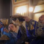 Праздничные богослужения в Александро-Невском кафедральном соборе в праздник Успения Пресвятой Владычицы нашей Богородицы и Приснодевы Марии