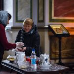 Первая в этом году Литургия Преждеосвященных Даров в Свято-Александро-Невском кафедральном соборе.