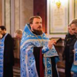 Праздничные богослужения в день празднования Введения во храм Пресвятой Богородицы, в кафедральном соборе святого благоверного князя Александра Невского