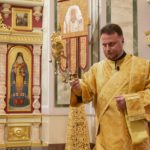 Божественная литургия в кафедральном Александро-Невском соборе г. Симферополя в Неделю 3-ю по Пятидесятнице.