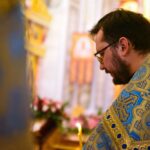 Всенощное бдение в канун Недели 3-й Крестопоклонной в кафедральном Александро-Невском соборе.