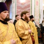 Митрополит Симферопольский и Крымский Тихон возглавил Божественную литургию в кафедральном Александро-Невском соборе г. Симферополя в день памяти Корсунской иконы Божией Материй.