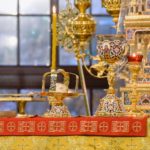 Божественная литургия  в день памяти святителя Николая, архиепископа Мир Ликийских, чудотворца в кафедральном Александро-Невском соборе.