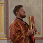 Поздняя Божественная литургия кафедральном Свято-Александро-Невском соборе г. Симферополя  в Неделю 17-ю по Пятидесятнице