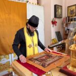 Благочинный Симферопольского городского церковного округа  посетил храм-памятник святой равноапостольной Марии Магдалины расположен на Симферопольском братском кладбище русских воинов, павших во время Крымской войны 1853–1856 гг