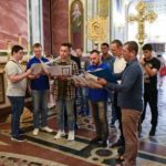 В АЛЕКСАНДРО-НЕВСКОМ СОБОРЕ ЕПИСКОП ЯЛТИНСКИЙ НЕСТОР ВОЗГЛАВИЛ УТРЕНЮ С ЧИНОМ ПОГРЕБЕНИЯ ПЛАЩАНИЦЫ ПРЕСВЯТОЙ БОГОРОДИЦЫ