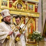 НОЧНОЕ РОЖДЕСТВЕНСКОЕ БОГОСЛУЖЕНИЕ ВОЗГЛАВИЛ ЕПИСКОП БАХЧИСАРАЙСКИЙ КАЛЛИНИК В КАФЕДРАЛЬНОМ СОБОРЕ СВЯТОГО БЛАГОВЕРНОГО КНЯЗЯ АЛЕКСАНДРА НЕВСКОГО Г. СИМФЕРОПОЛЯ.