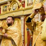 Литургия в Неделю 25-ю по Пятидесятнице, день памяти святителя Иоанна Златоустого, архиепископа Константинопольского.